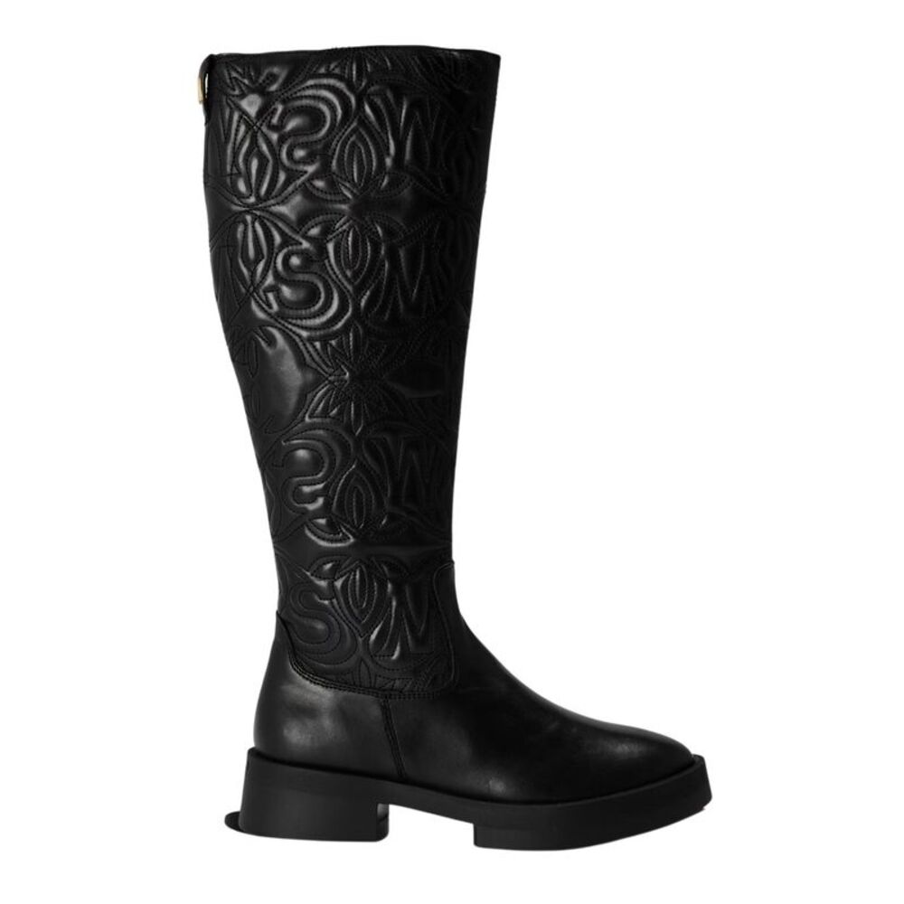 Steve Madden Womens/Ladies Malisha Leather Knee-High Boots / Black